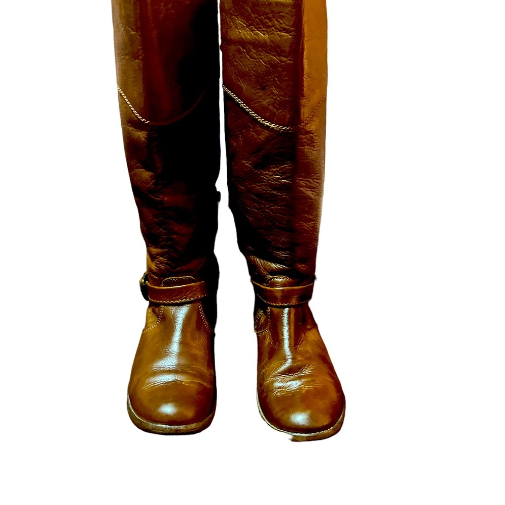 Frye brown leather boots 8.5